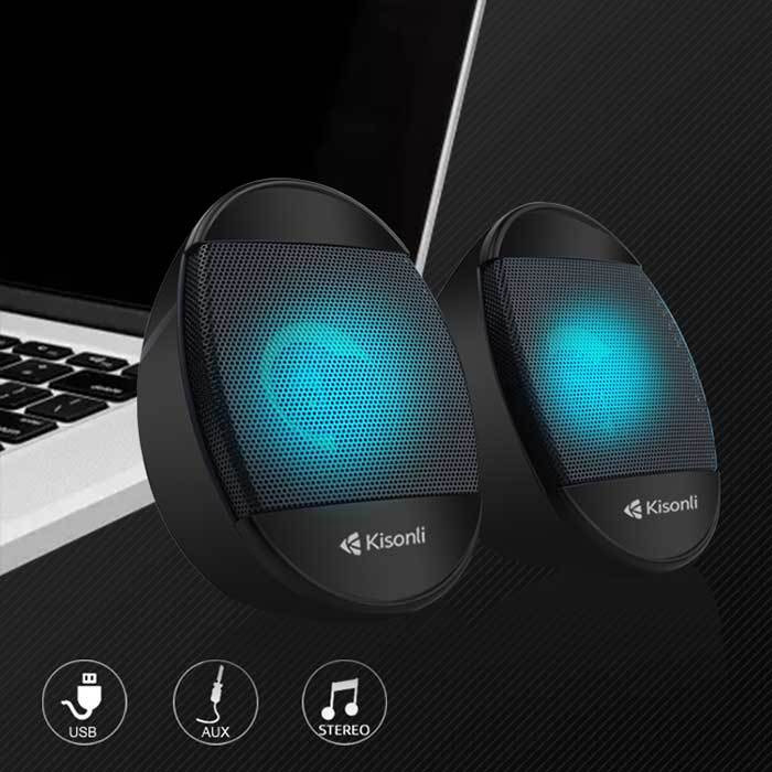 Kisonli L Multimedia Mini Led Speaker Price In Bd Techlandbd